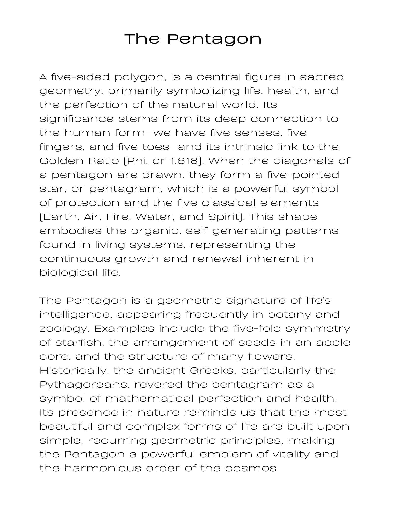 The Pentagon Explained